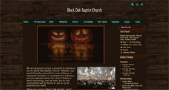 Desktop Screenshot of blackoakbaptistchurch.com